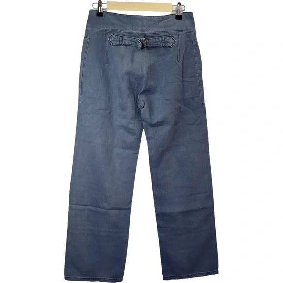 FREE PEOPLE x SANDRINE ROSE FRENCH WORKER PANTS SZ 25 - Picture 5 of 8